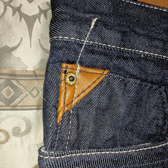 Vintage Men’s Akademiks Embroidered Wide Leg Baggy Y2K Skater Jeans 32x33 NWT - Picture 7 of 16